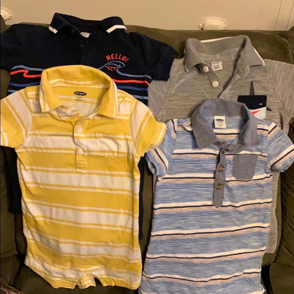 Four - short sleeve summer suits